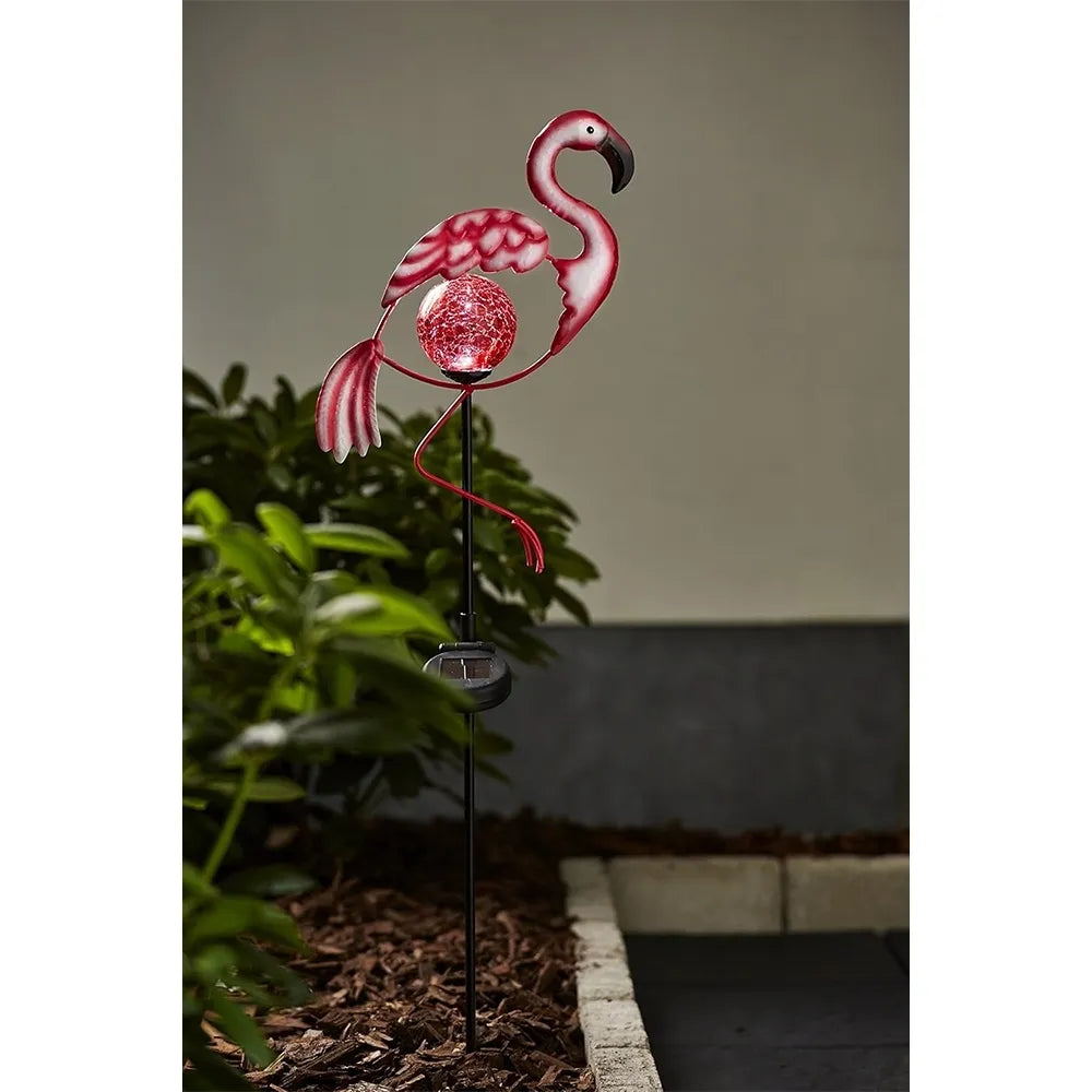 välisvalgusti LED lamp „Flamingo“ päikesepatareiga (80 cm)