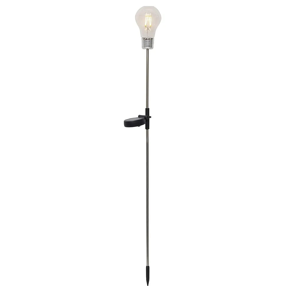 välitingimustesse mõeldud LED-lamp „Edison“ päikesepatareiga (80 cm, vintage-stiilis)