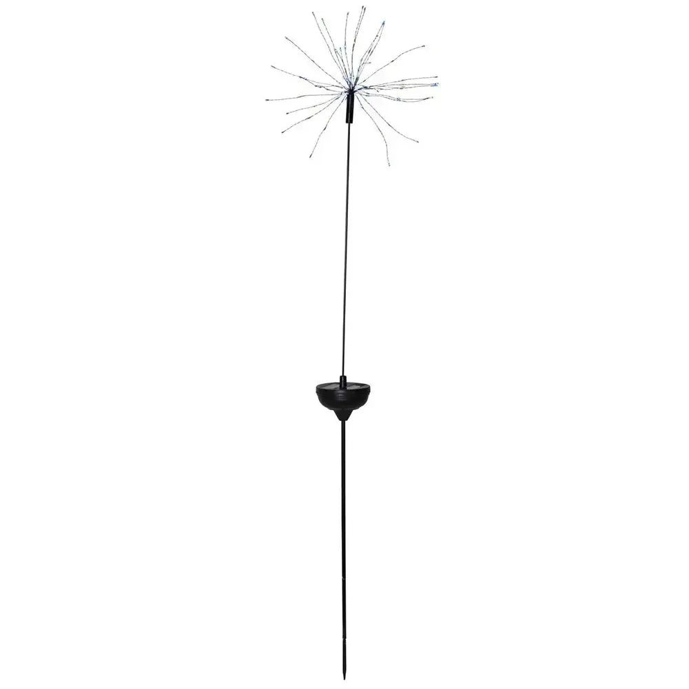 Dekoratyvinė lauko LED lemputė „Firework“ su saulės baterija, 100 cm ilgio, spalvinga ir energiją taupanti apšvietimo priemonė.