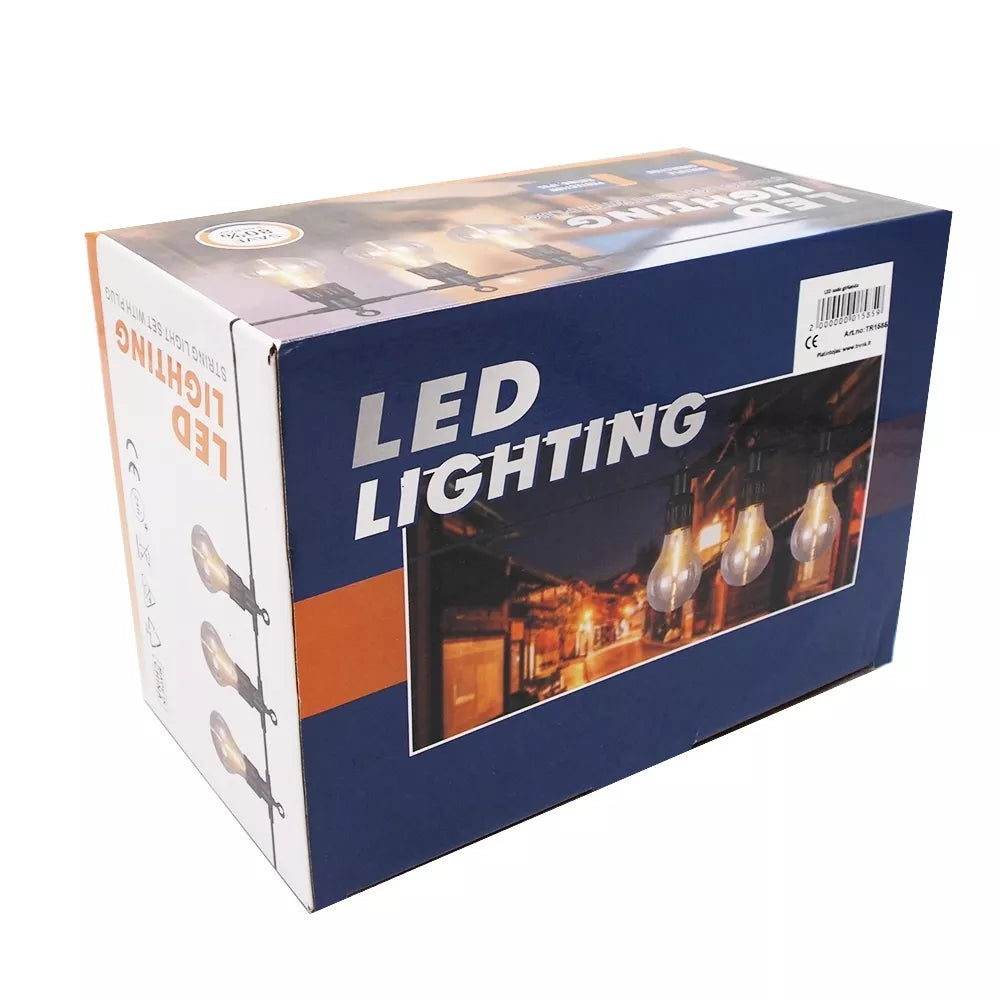 LED välisvalgusti girland "Bulb"