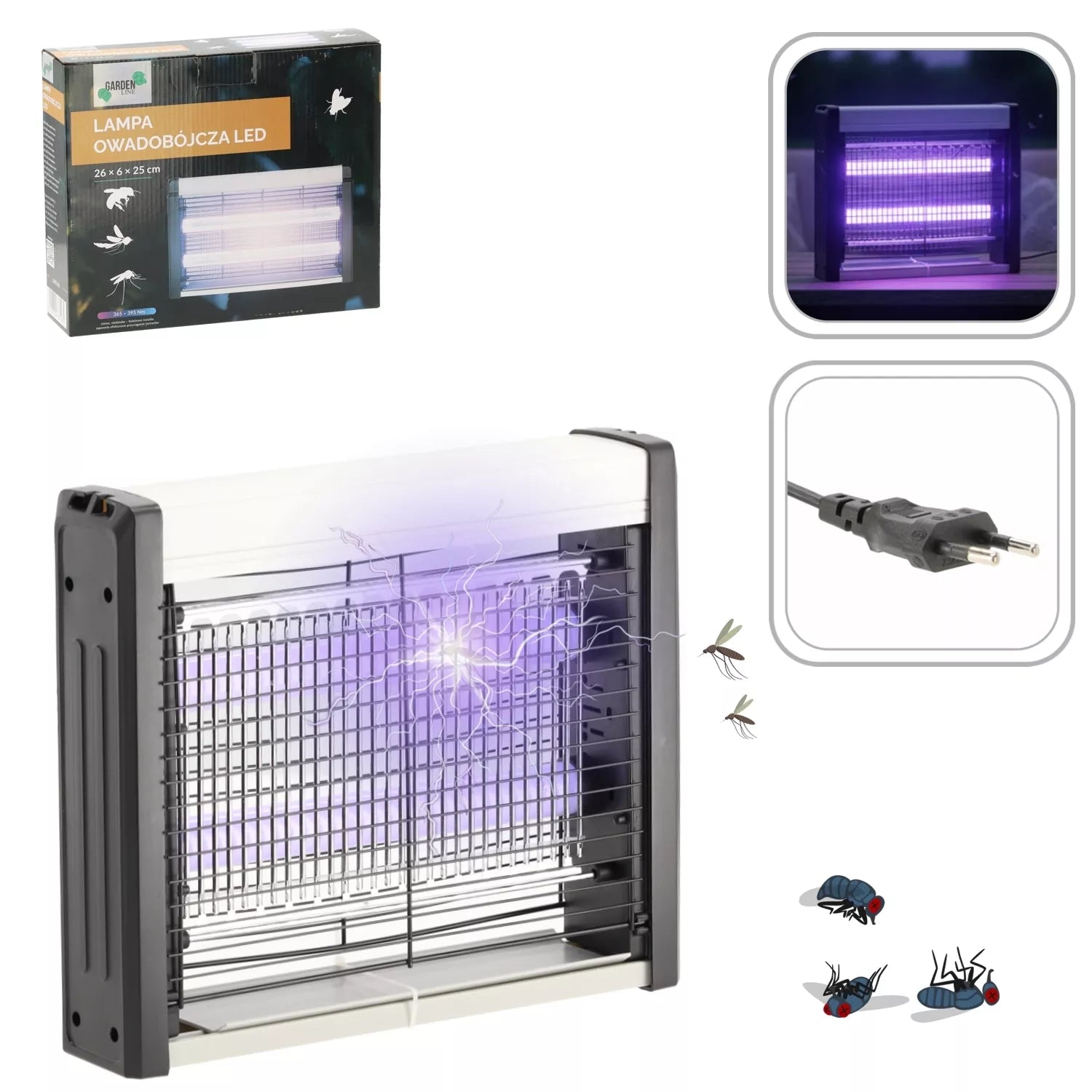 LED putukalamp 26 × 6 × 25 cm