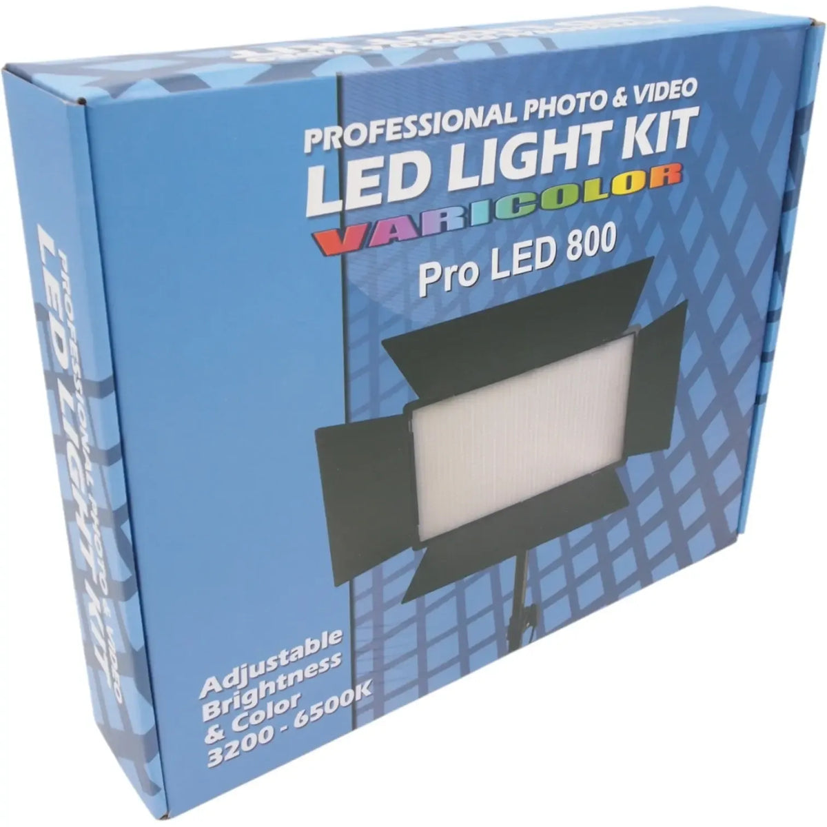 Profesionali LED panelinė lempa Pro LED 800 su trikoju, tinka apšvietimui studijoje ar fotografijoje, 170 cm trikoja.