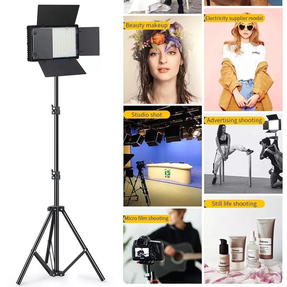 LED panelinė lempa su trikoju 800 pro KIT