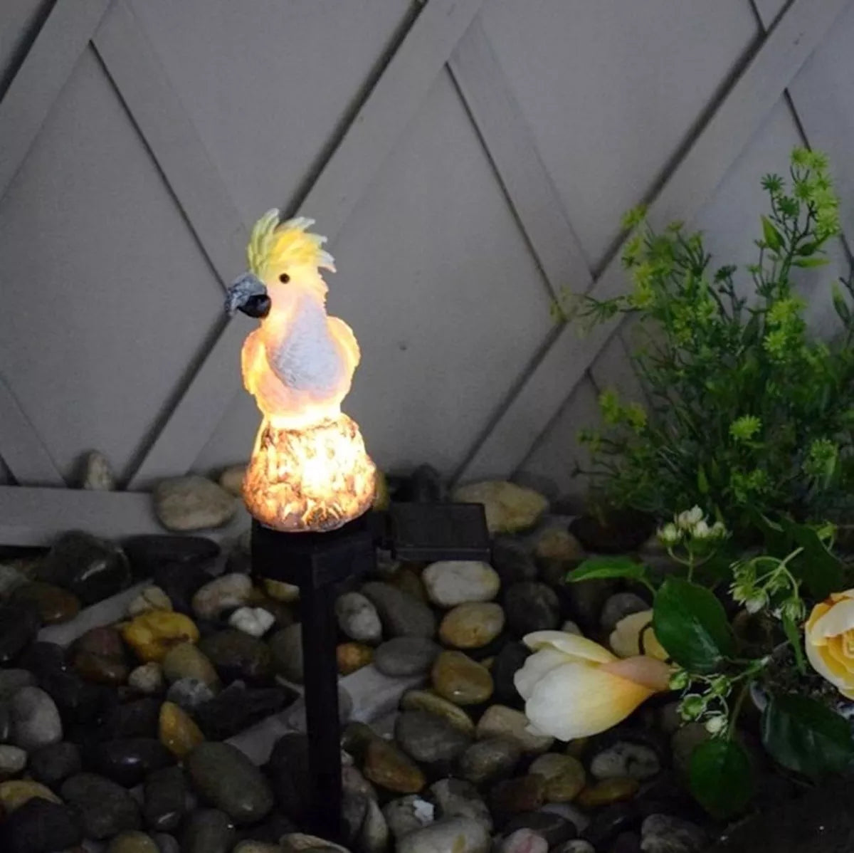 LED päikesega aialamp – Papagoi