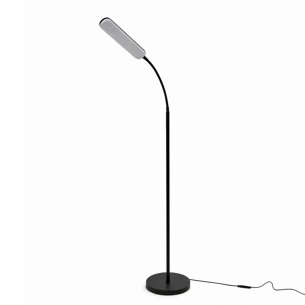 Modernus LED toršeras skaitymui su nuotolinio valdymo pultu, šviesus ir reguliuojamas LED apšvietimas, tinka skaitymo erdvėms.