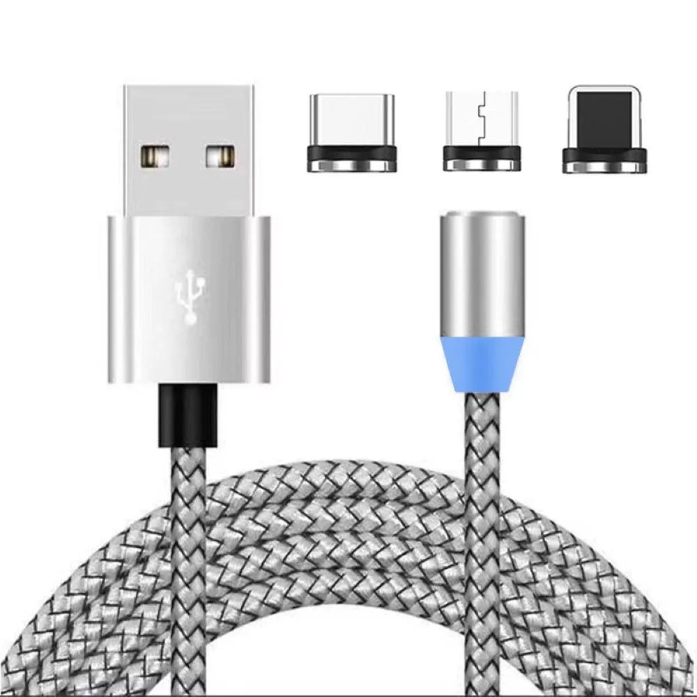 Magnetiline USB laadimiskaabel 3in1