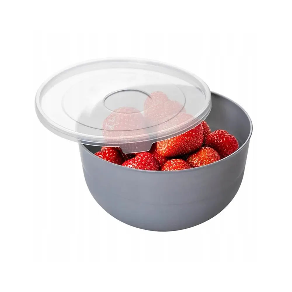 Maisto saugojimo indelis 1,2L su patikimu dangteliu, skaidrus plastikas, tinkamas maisto laikymui ir organizavimui.