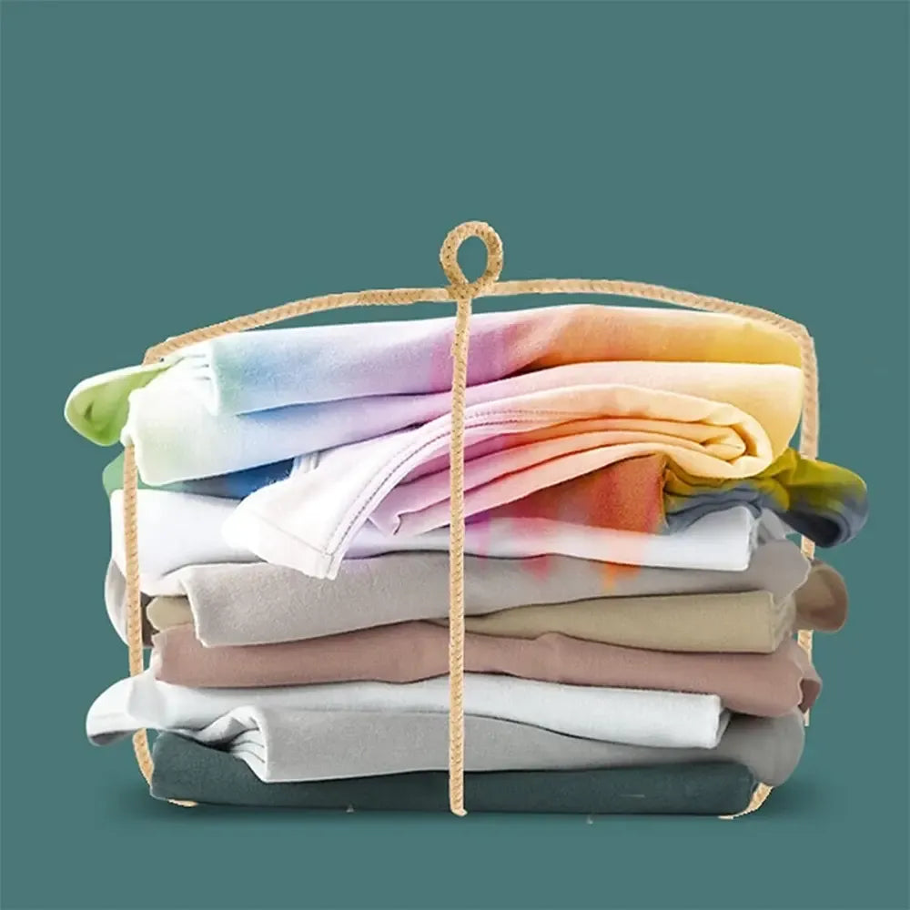Ryškiaspalvių marškinėlių dažymo rinkinys Tie Dye su dažymo priemonėmis ir instrukcijomis, kūrybiškam apdailos procesui.
