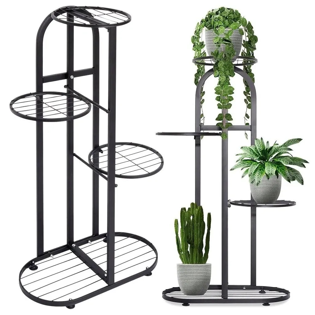 Metallist taimealus 4 lillepotile, 81,5 cm