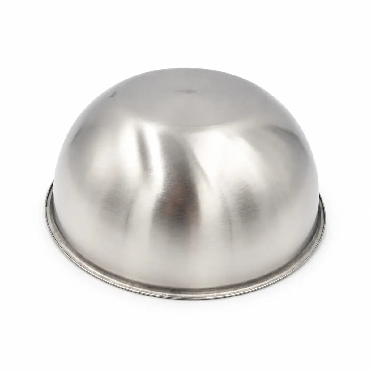Metalinė matavimo skale dubuo su 23 cm skersmeniu, tinka maistui ir namų ūkio reikmėms, tvirtas ir patvarus.