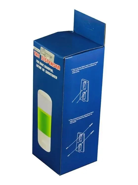 Sieninis skysto muilo dozatorius 500 ml, baltas plastiko dozatorius su matavimo skale ir dangčiu.