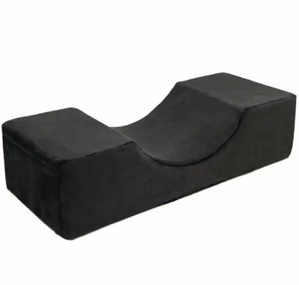 Ergonomiška kosmetinė pagalvė blakstienų priauginimui ir makiažui, minkšta ir patogi naudoti, juoda spalva, namų ir grožio studijos naudojimui.