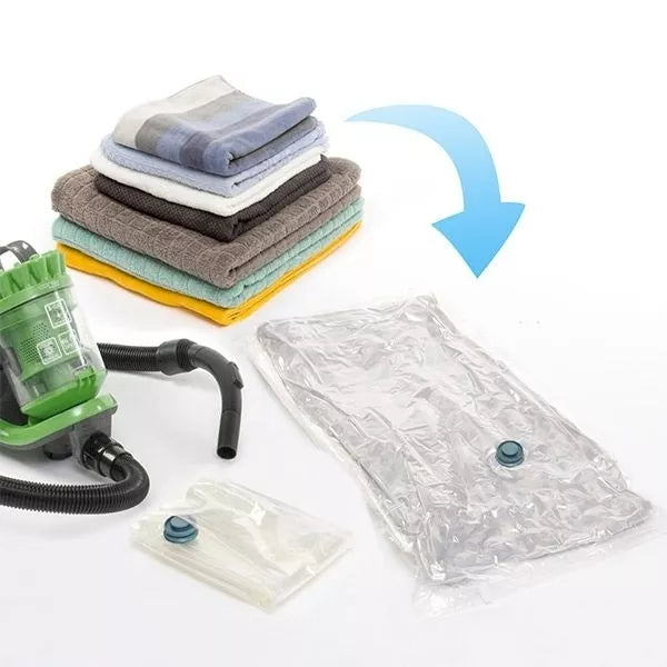 Vakuuminis maišas drabužiams 70x100 cm, vietos taupymas, sandarus saugojimo sprendimas, plastikinis drabužių vakuuminis maišas