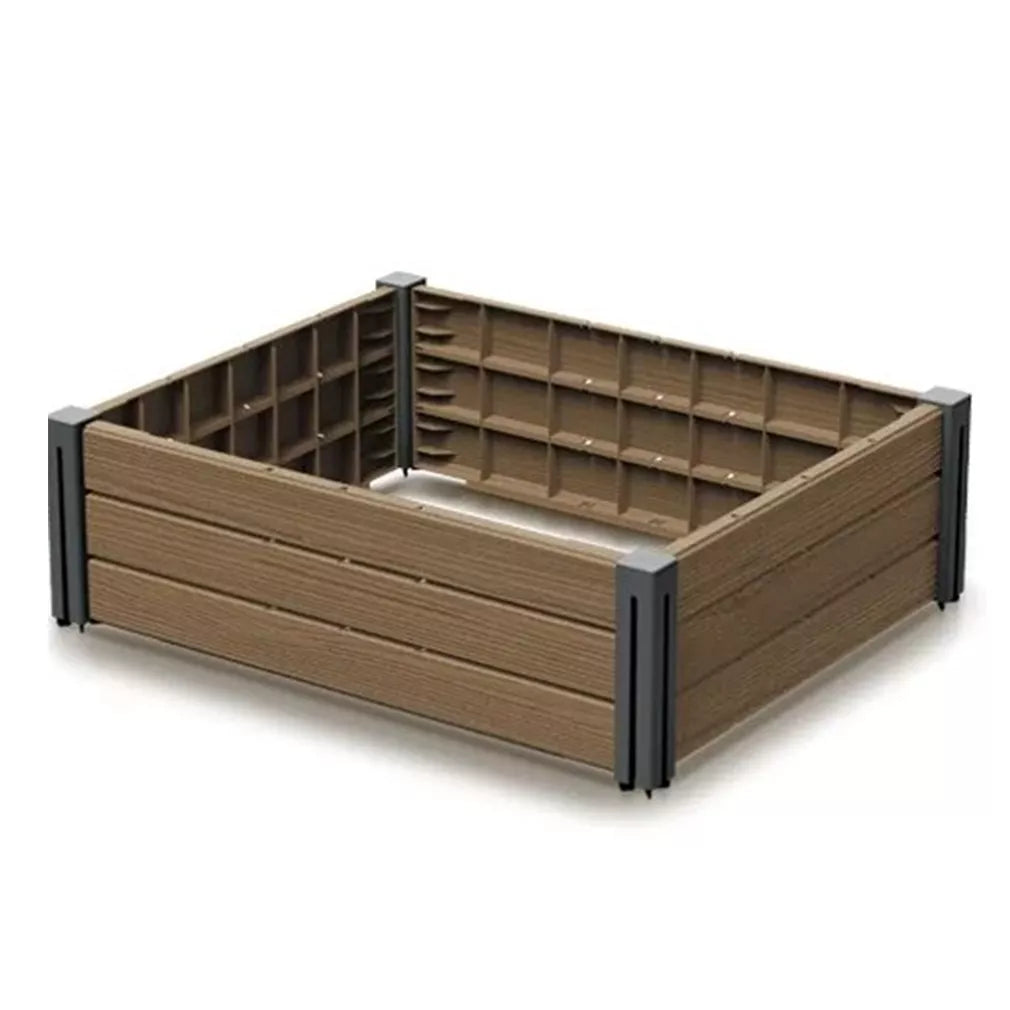 Tõstetud peenar Base Plant 75,6 × 61,8 × 23 cm, pruun (83 l)