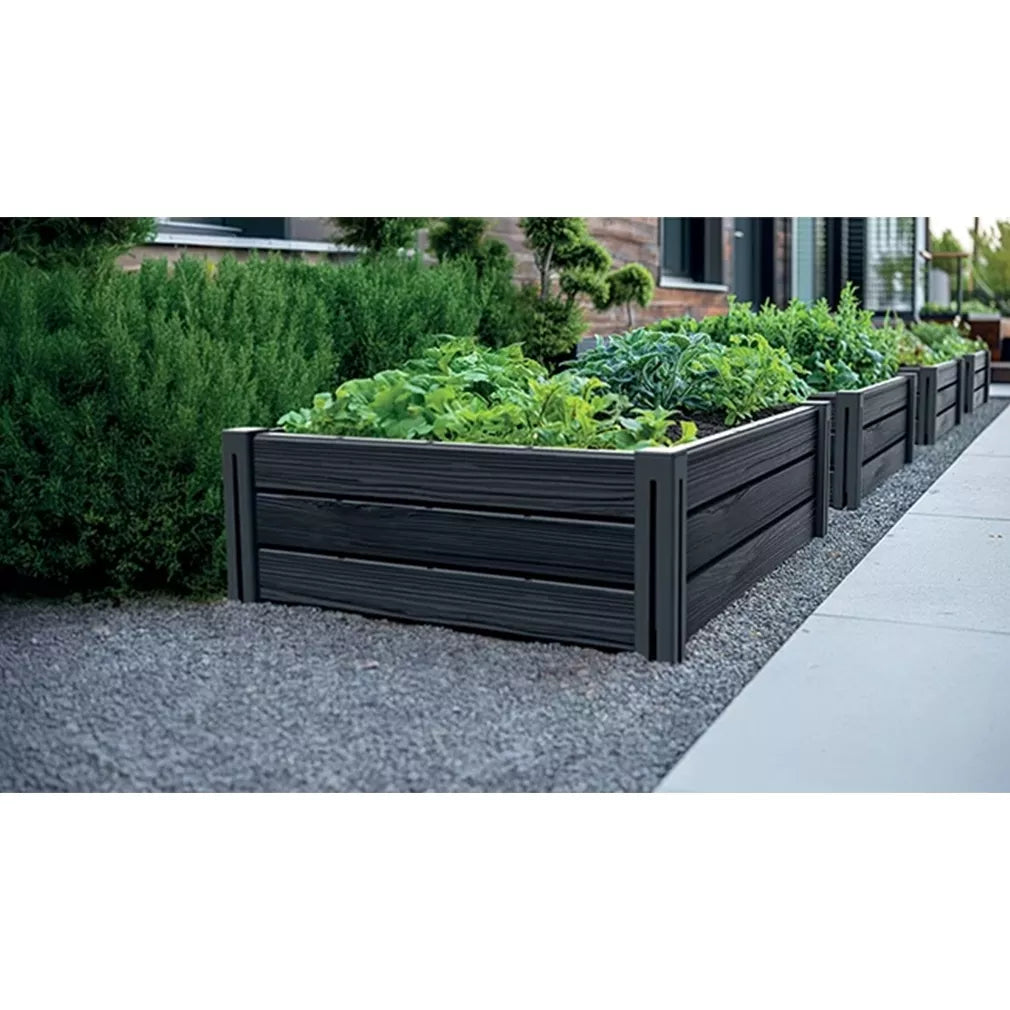 Tõstetud peenar Base Plant 75,6 × 61,8 × 23 cm, pruun (83 l)