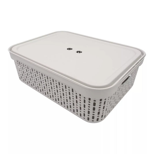 Plastikust džuuti saab 30×20×9 cm VALGE