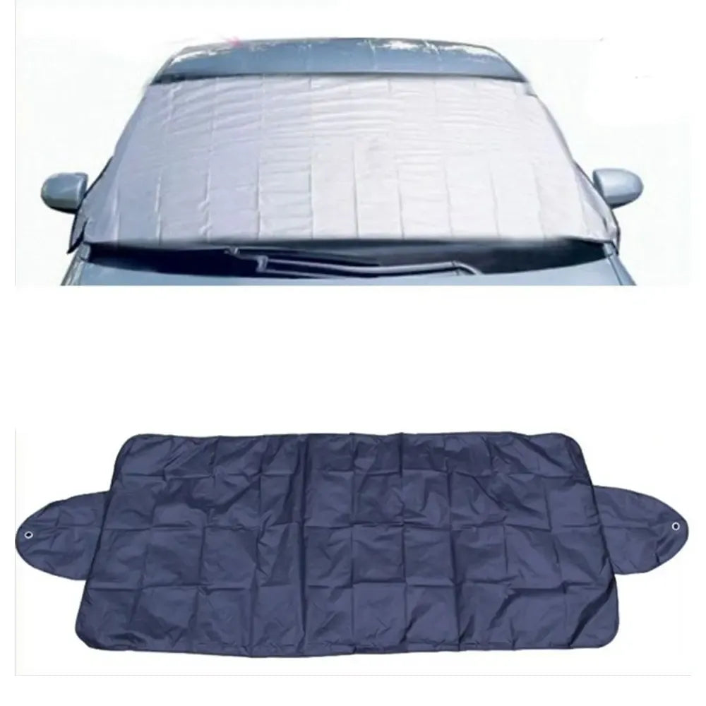 Priekinio automobilio stiklo uždangalas, apsaugo nuo sniego ir ledo, tinka universaliam naudojimui, patvarus ir lengvai naudojamas.