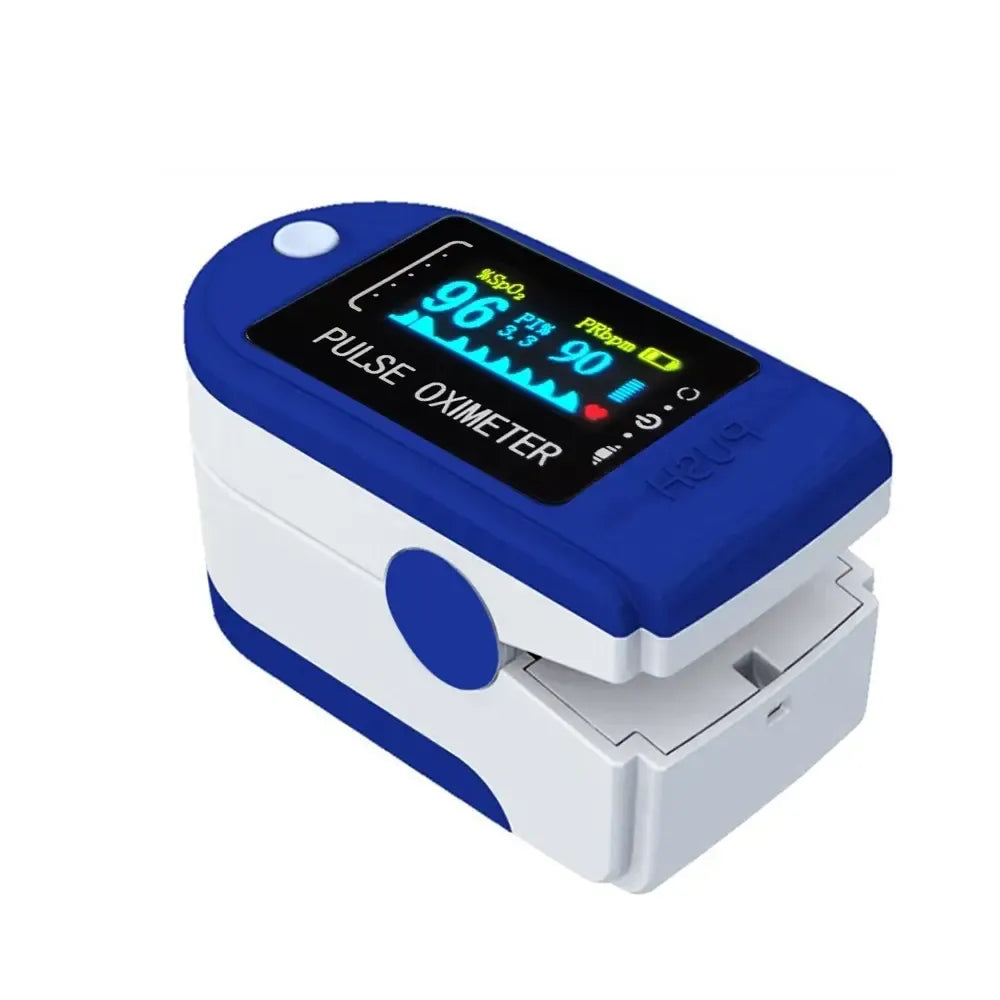Pulsoksimetras Oximeter TR1070 ant piršto su LED ekranu ir matavimo jutikliu, naudojamas deguonies kiekio kraujyje stebėjimui