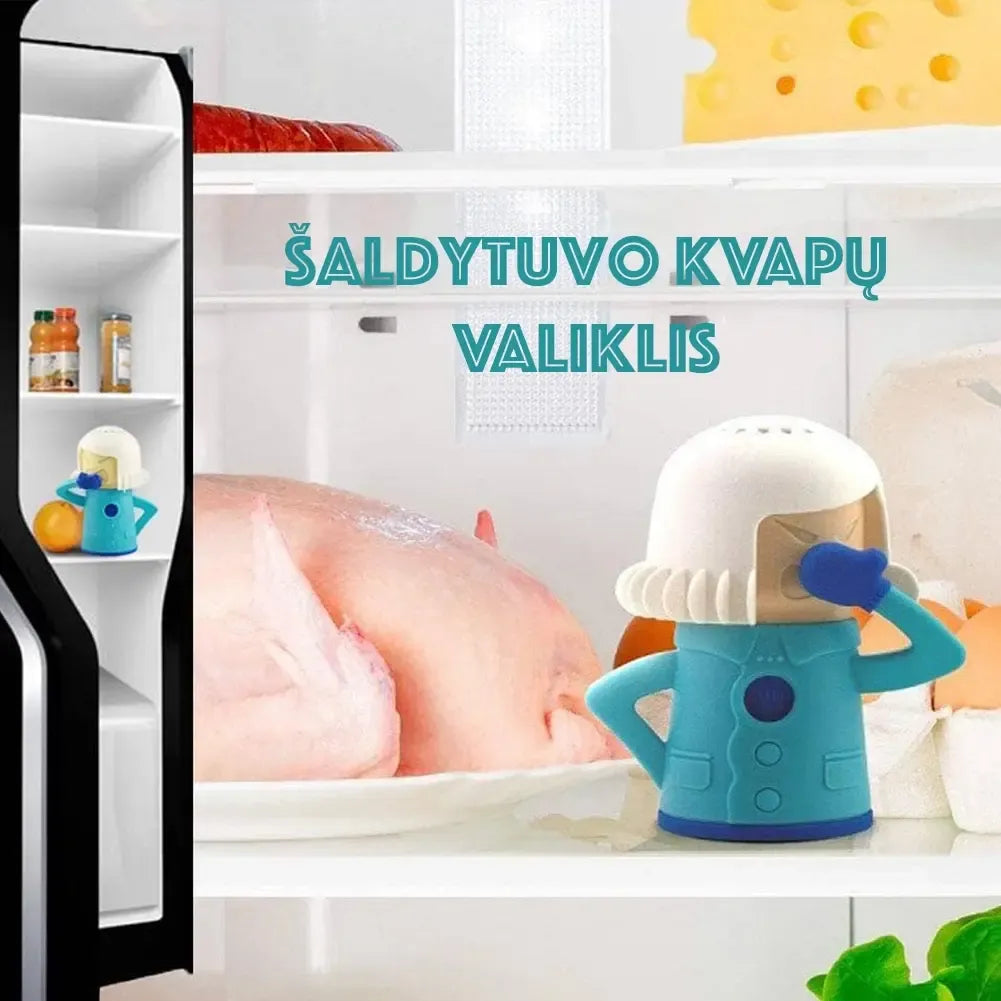 Šaldytuvo kvapų valiklis „Cool Mama“ su citrusais ir natūraliais kvapais, padeda gaivinti ir dezinfekuoti šaldytuvą.