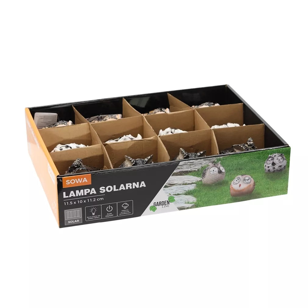 Päikeseenergiaga laetav aiavalgusti „Öökull“