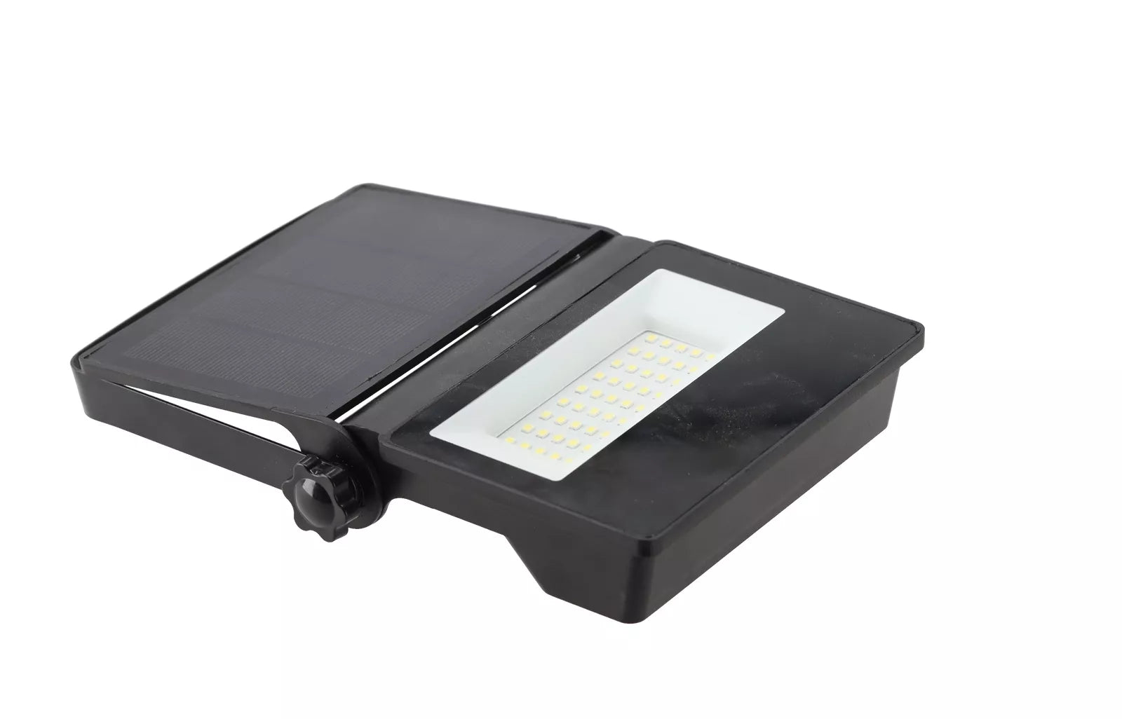 Päikeseenergiaga töötav LED lamp liikumisanduriga, 45 LED-i