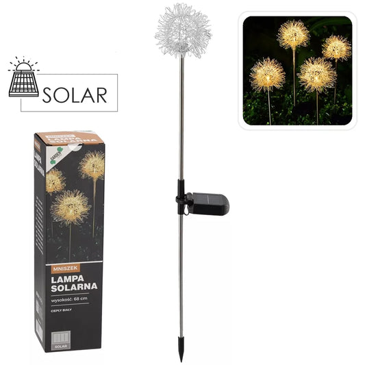 Päikeselamp „Kiaulpienė“ – LED, soe valge valgus, 68 cm