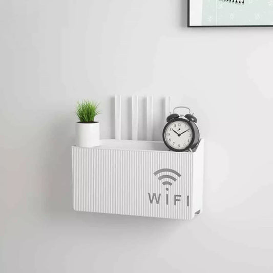 Seinal riiul Wi-Fi ruuterile (Valge)