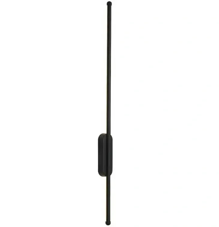Sieninis LED šviestuvas 60 cm, 11 W, šviesa 4000 K, modernus apšvietimas, baltas ir plokščias sienos dizainas