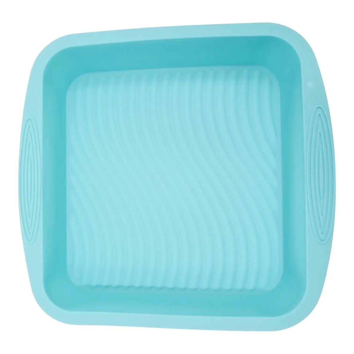 Silikoninė kepimo forma 26×25×5,7 cm, lanksti ir patvari, skirta kepiniams ir desertams gaminti.