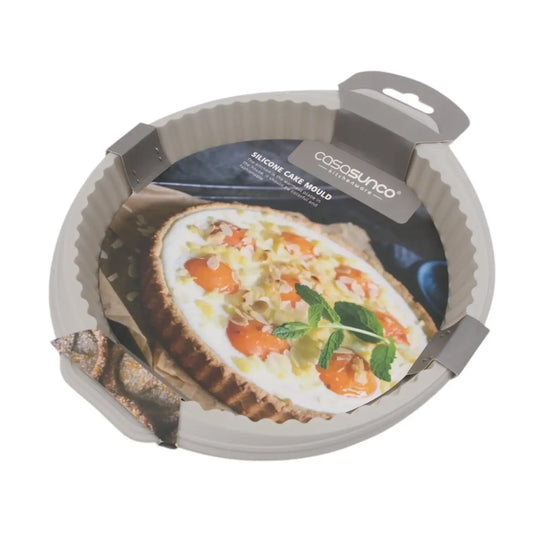 Silikoninė kepimo forma pyragams ir tortams, 24 cm, lanksti ir atspari karščiui, tinkama kepimui orkaitėje