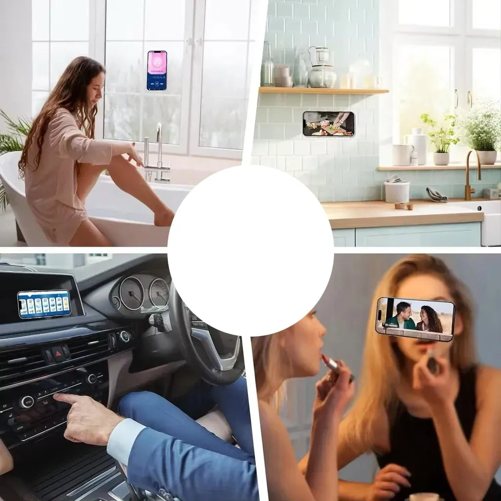 Silikoninė lipni plokštelė telefonui PILKA