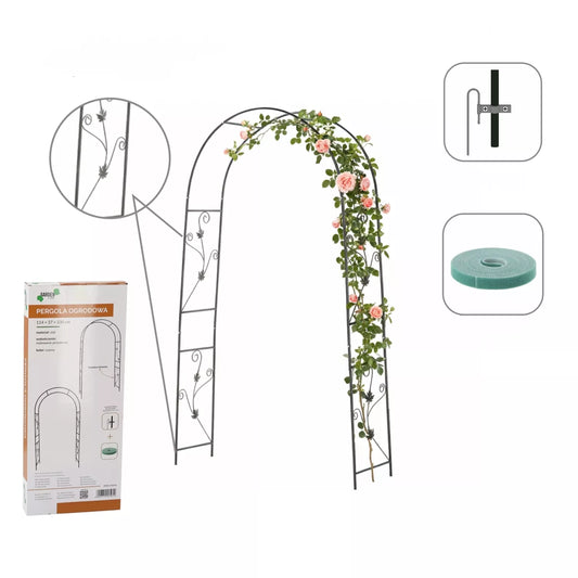 Aia pergola koos dekoratsioonidega 114 × 37 × 230 cm
