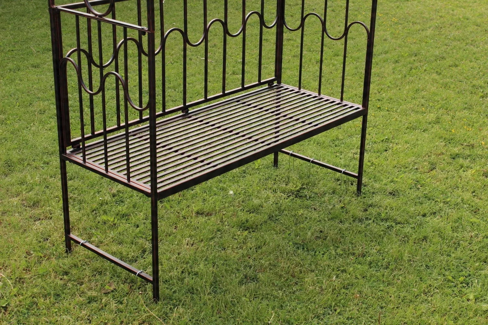 Aia pergola pingiga, antiikpruuni värvi, metallist