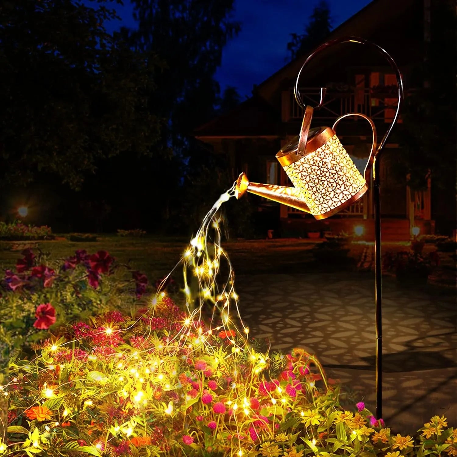 Aia päikeselamp „Kastekann“ koos LED-pärjaga