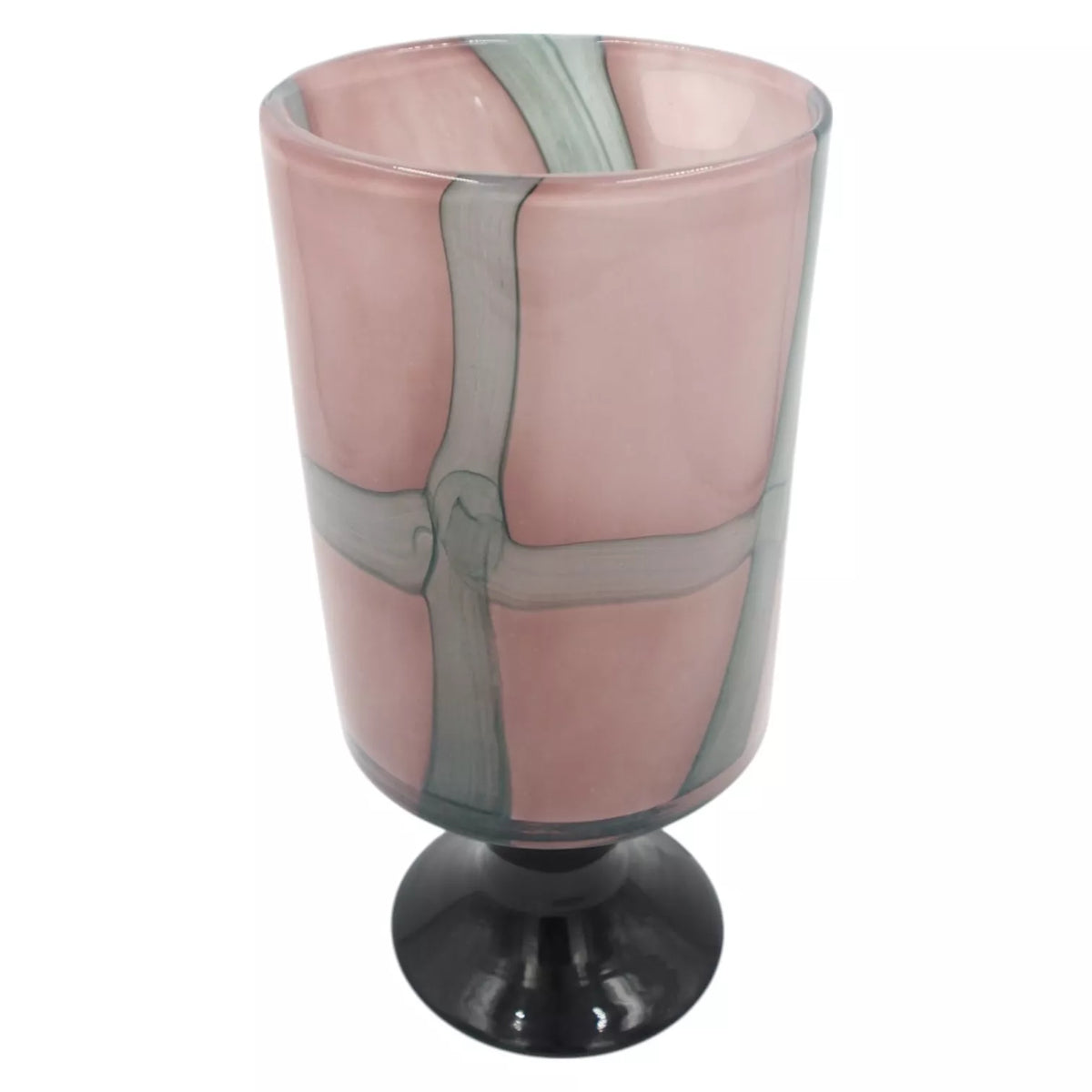 Stiklinė dekoratyvinė vaza, 14×30 cm