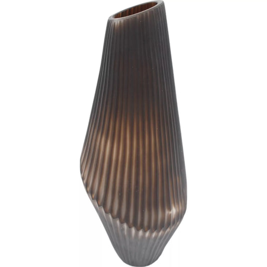 Dekoratiivne klaasvaas, 19×32 cm
