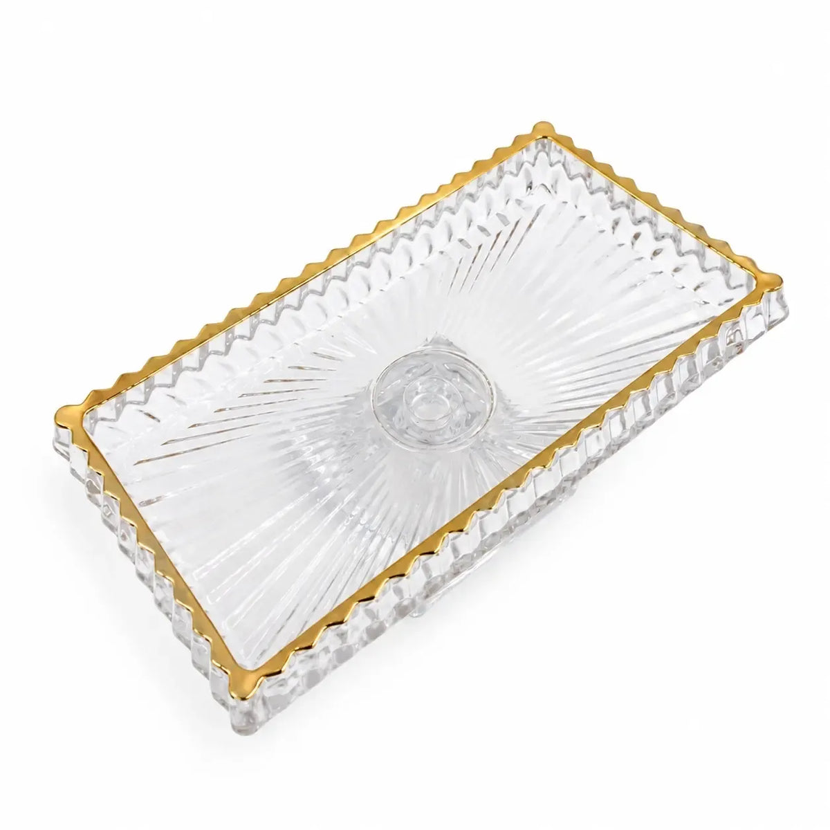 Stiklinė saldaininė su kojelė, elegantiška ir dekoratyvi saldaininė iš skaidrios stiklinės.