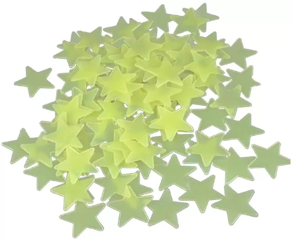 Pimedas helendavad tähed 100 tk.