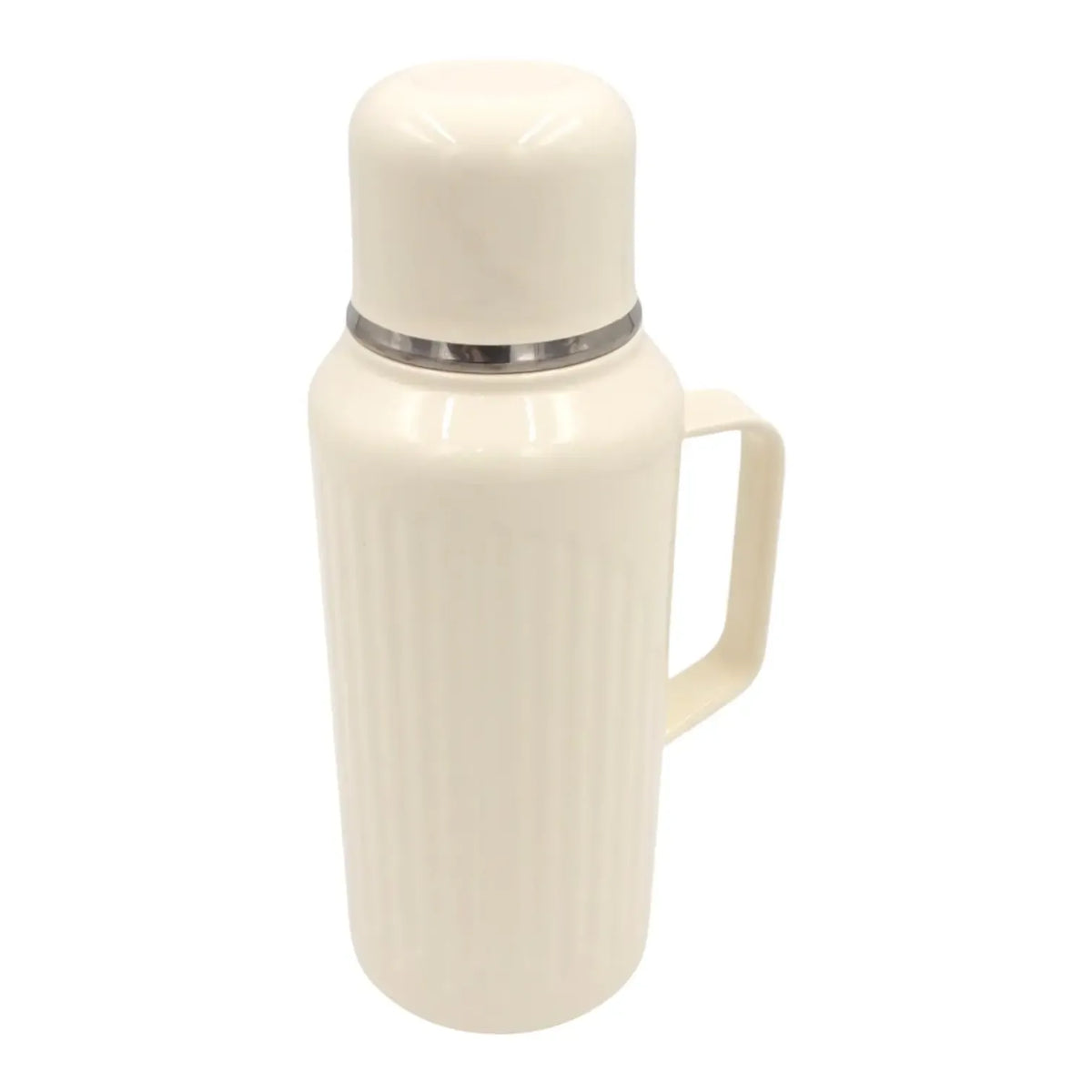 Stilingas 1000 ml nerūdijančio plieno termosas arbatinukui, tvirtas ir talpus, patogus naudoti kasdieniams gėrimams.