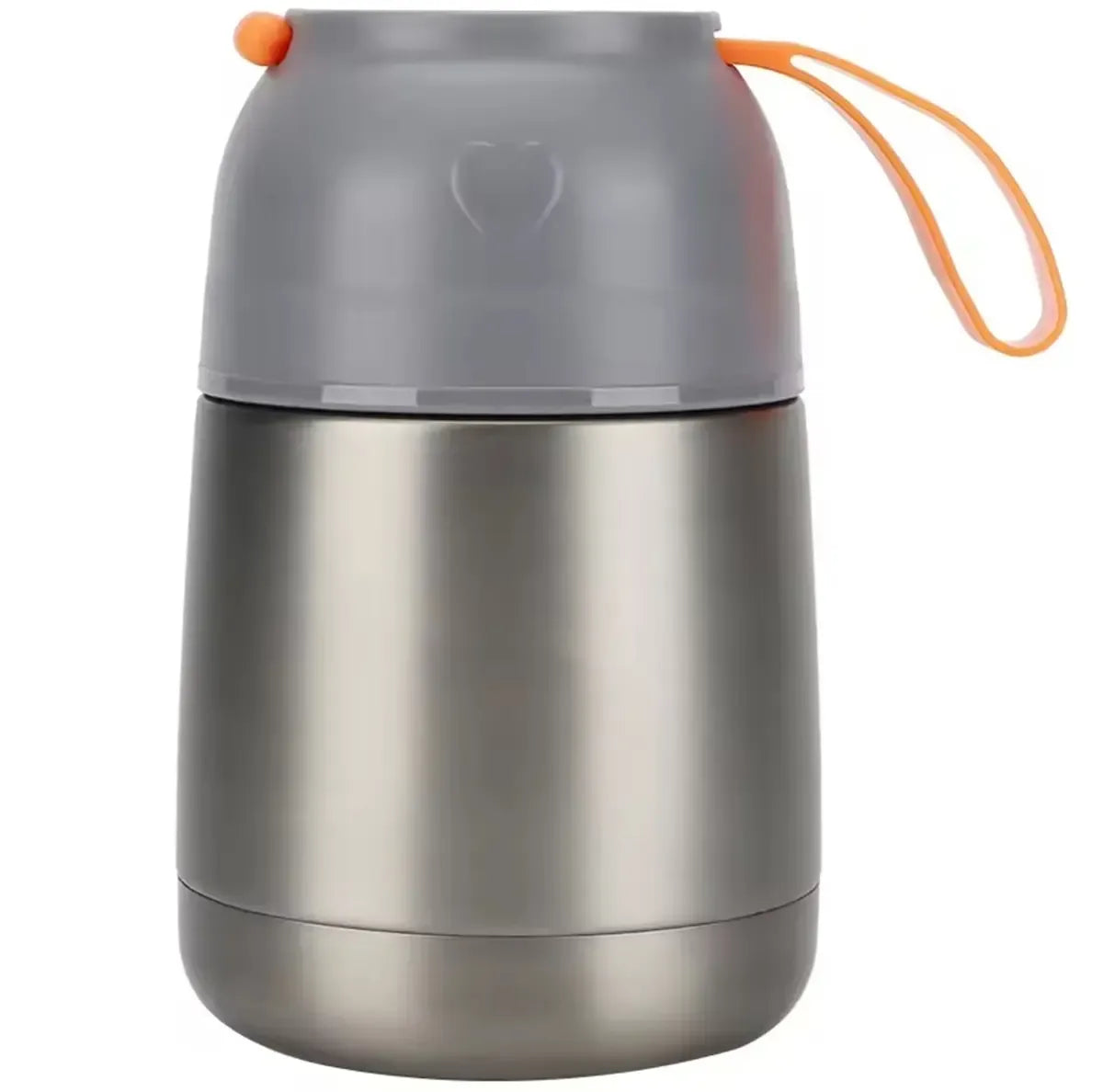 Termosas pietums 650 ml su šaukštu, mėlynos spalvos, su sandariu dangčiu ir integruotu šaukštu, skirtas šiltam maistui vežtis.