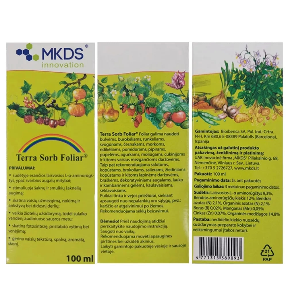Terra Sorb Foliar aminohapped, 100 ml