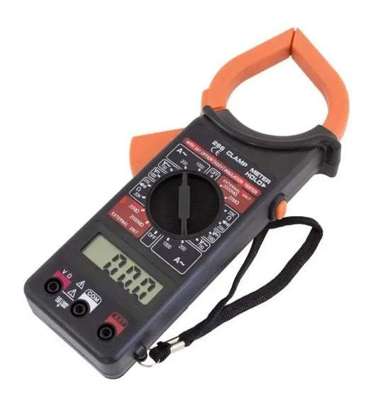 Skaitmeninis multimetras DT-266, patikimas elektros testeris su ekranas ir jungtimis, skirtas profesionaliai elektros darbams.