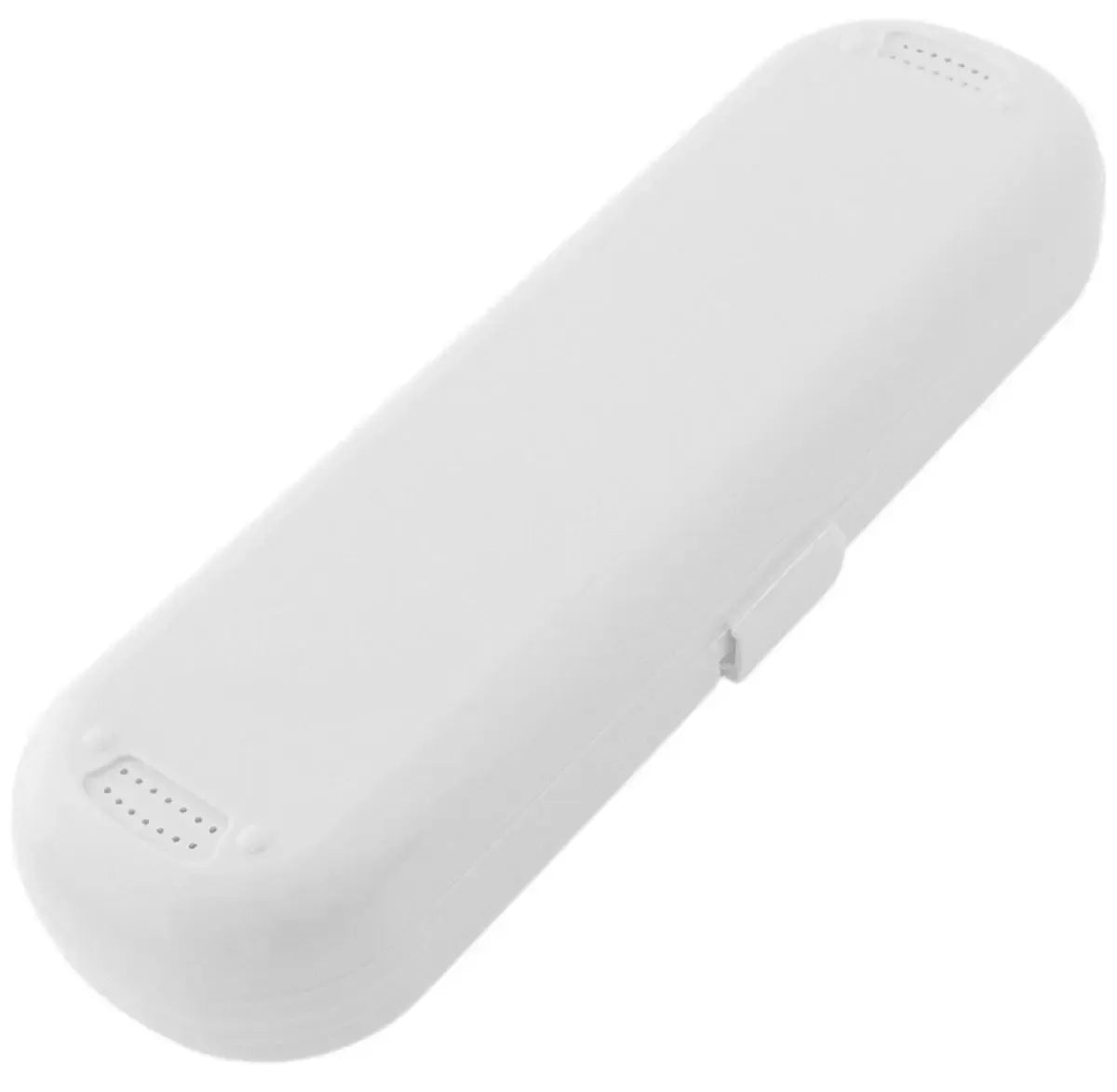 Universalus kelioninis dėklas elektriniam dantų šepetėliui, apsaugo ir lengvai telpa į kelioninį krepšį.