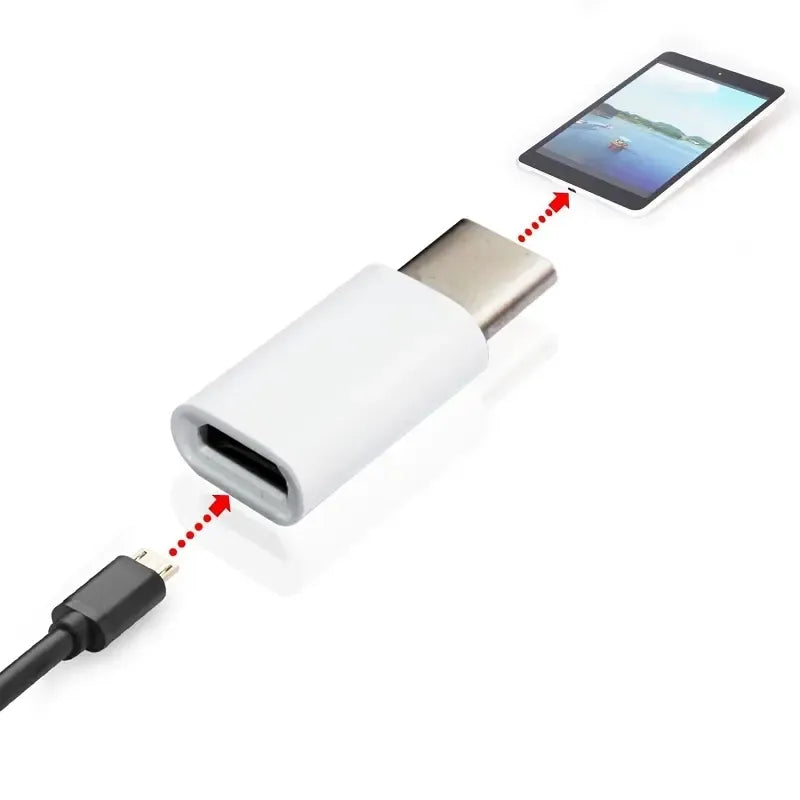 USB 3.1 Type C į Micro USB 2.0 5 pino adapteris, skirtas prijungti Micro USB įrenginius prie Type C jungties.