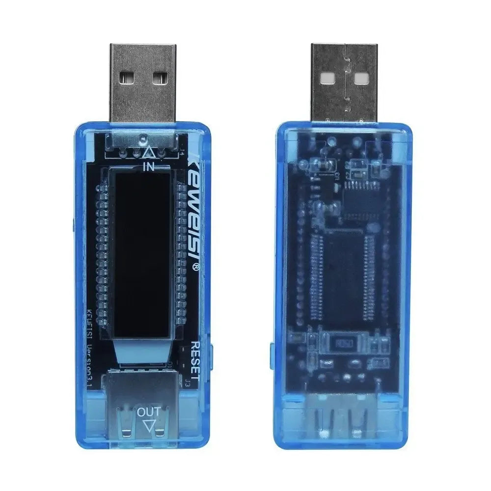 USB testeris TR1487 įtampos ir srovės matuoklis, matuoja USB ryšio įtampą ir srovę, su aiškiu ekranų rodymu.