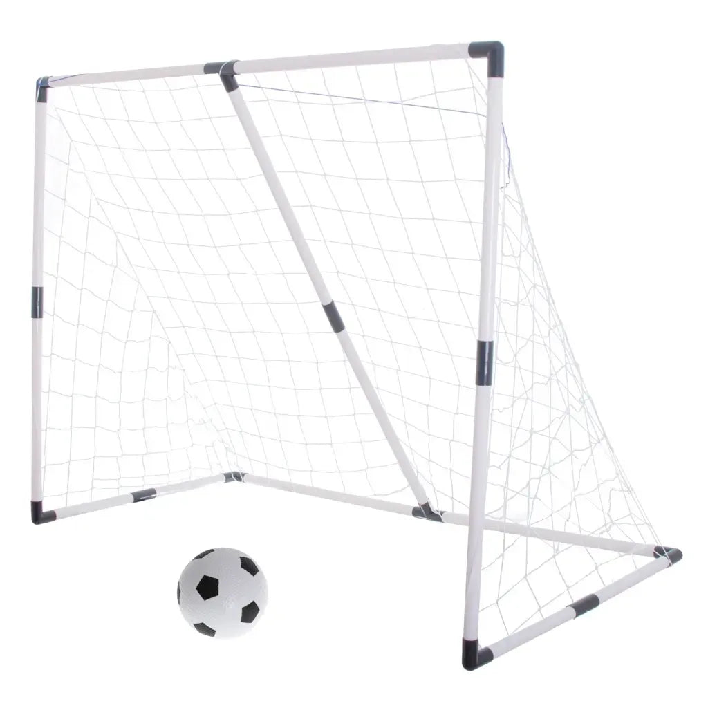 Vaikiški futbolo vartai 2in1, universalus treniruočių rinkinys vaikams, dideli arba mažesni, 143x110x70 cm, sporto įranga