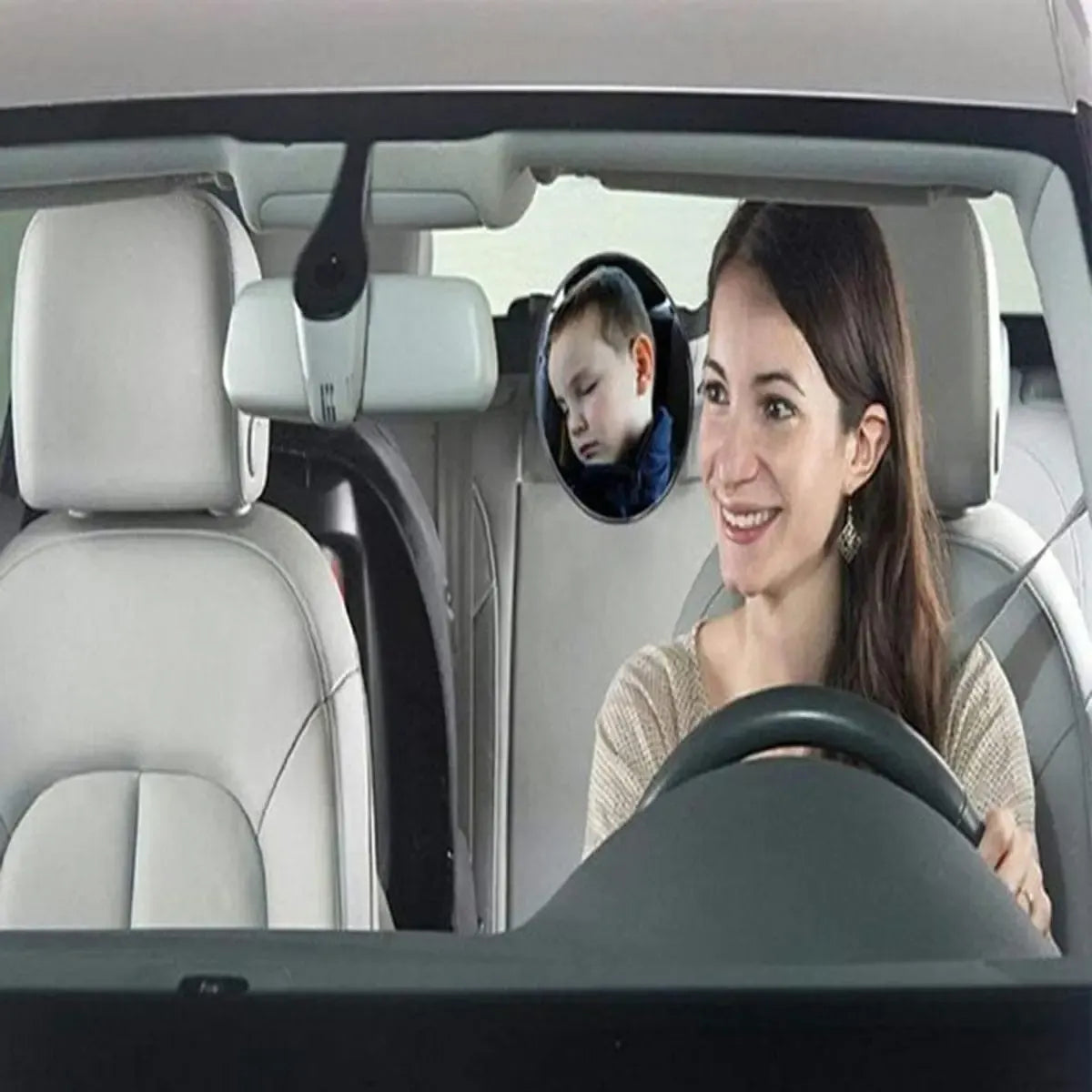 Automobilinis veidrodėlis vaikų stebėjimui, patogus ir aiškus veidrodėlis automobiliui su vaiko stebėjimo funkcija.