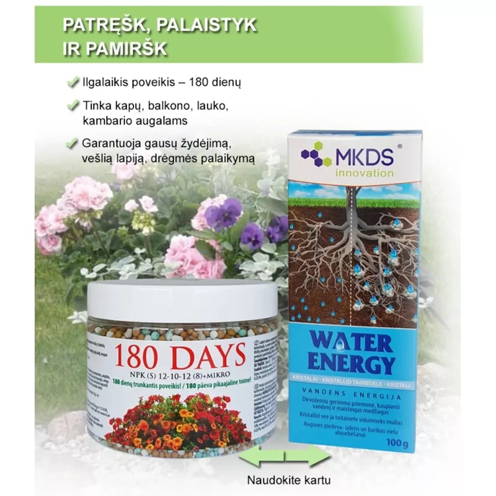 Veeenergia – kristallid, hüdrograanulid 100 g