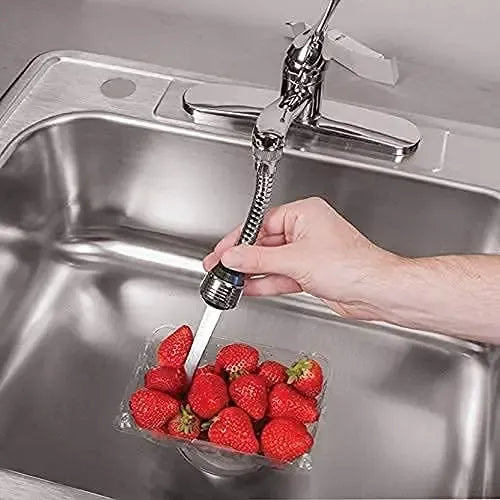 Lankstus vandens maišytuvo prailgintuvas su filtru, universalus antgalis krano patogumui, tinka įvairiems maišytuvams.