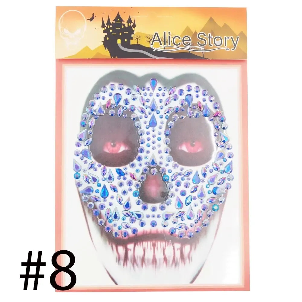 Veido blizgučiai karnavalui ir Helovinui, ryškūs ir blizgantys, skirti kūrybingam makiažui ir šventinei išvaizdai.